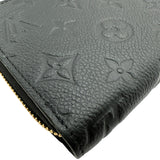 ルイ・ヴィトン LOUIS VUITTON ジッピー・ウォレット M61864 ノワール モノグラム・アンプラント レディース 長財布