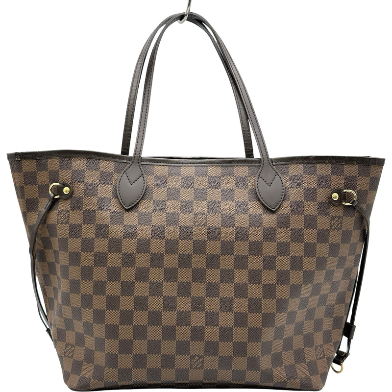 【ICチップ搭載】ルイヴィトン ネヴァーフルMM トートバッグ ダミエ・エベヌ ルイ・ヴィトン LOUIS VUITTON ネヴァーフルMM N51105 ブラウン ダミエ
