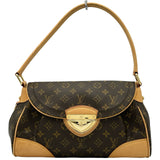 ルイ・ヴィトン LOUIS VUITTON ビバリーMM M40121 ブラウン モノグラム・キャンバス レディース ハンドバッグ