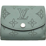 ルイ・ヴィトン LOUIS VUITTON ポルトフォイユ・イリスXS M69033 ヴェールラグーン マヒナ レディース 三つ折り財布