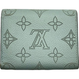 ルイ・ヴィトン LOUIS VUITTON ポルトフォイユ・イリスXS M69033 ヴェールラグーン マヒナ レディース 三つ折り財布