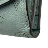ルイ・ヴィトン LOUIS VUITTON ポルトフォイユ・イリスXS M69033 ヴェールラグーン マヒナ レディース 三つ折り財布