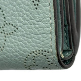 ルイ・ヴィトン LOUIS VUITTON ポルトフォイユ・イリスXS M69033 ヴェールラグーン マヒナ レディース 三つ折り財布
