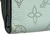ルイ・ヴィトン LOUIS VUITTON ポルトフォイユ・イリスXS M69033 ヴェールラグーン マヒナ レディース 三つ折り財布