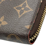 ルイ・ヴィトン LOUIS VUITTON ポルトフォイユ・クレマンス M62940 ブラウン モノグラム・キャンバス レディース 長財布
