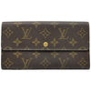 ルイ・ヴィトン LOUIS VUITTON ポルト モネ・クレディ M61723 ブラウン モノグラム・キャンバス ユニセックス 長財布