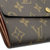 ルイ・ヴィトン LOUIS VUITTON ポルト モネ・クレディ M61723 ブラウン モノグラム・キャンバス ユニセックス 長財布
