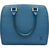 ルイ・ヴィトン LOUIS VUITTON ポンヌフ M52055 トレドブルー エピレザー レディース ハンドバッグ
