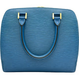 ルイ・ヴィトン LOUIS VUITTON ポンヌフ M52055 トレドブルー エピレザー レディース ハンドバッグ