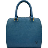 ルイ・ヴィトン LOUIS VUITTON ポンヌフ M52055 トレドブルー エピレザー レディース ハンドバッグ