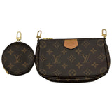 ルイ・ヴィトン LOUIS VUITTON ミュルティ・ポシェット・アクセソワール M44813 ブラウン モノグラム・キャンバス レディース ショルダーバッグ