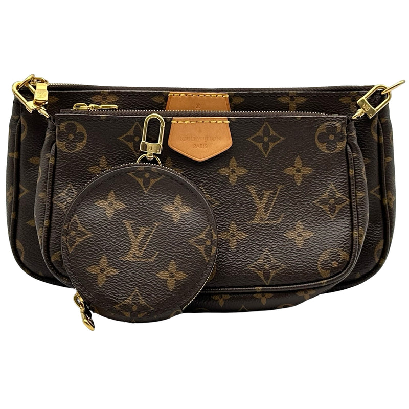 LOUIS VUITTON ルイ•ヴィトンポシェットアクセソワールブラウン ルイ・ヴィトン LOUIS VUITTON ミュルティ・ポシェット・アクセ