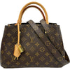 ルイ・ヴィトン LOUIS VUITTON モンテーニュBB M41055 ブラウン モノグラムキャンバス レディース ショルダーバッグ