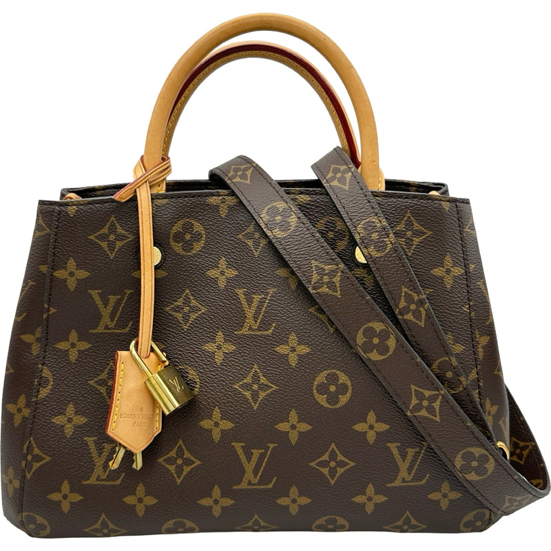 み*み様 ルイヴィトン モンテーニュBB 美品 ルイ・ヴィトン LOUIS VUITTON モンテーニュBB M41055 ブラウン