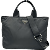 プラダ PRADA 2WAYハンドバッグ 1BG867 ブラック ナイロン レディース ショルダーバッグ