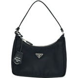 プラダ PRADA Re-Edition ミニバッグ 1N204M ブラック リナイロン レディース ショルダーバッグ