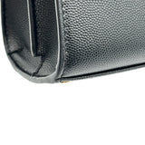 サンローラン SAINT LAURENT カサンドラトップハンドル ミニ 623930 ブラック キャビアスキン レディース ショルダーバッグ