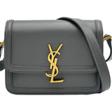 サンローラン SAINT LAURENT ソルフェリーノ 634306 グレー レザー レディース ショルダーバッグ