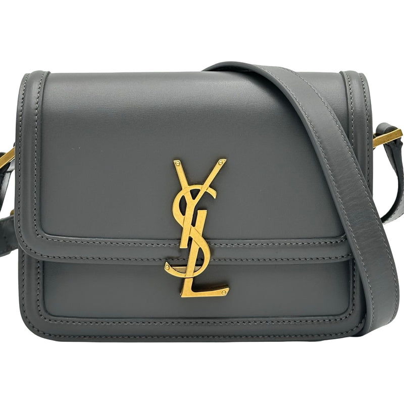 サンローラン SAINT LAURENT ソルフェリーノ 634306 グレー レザー