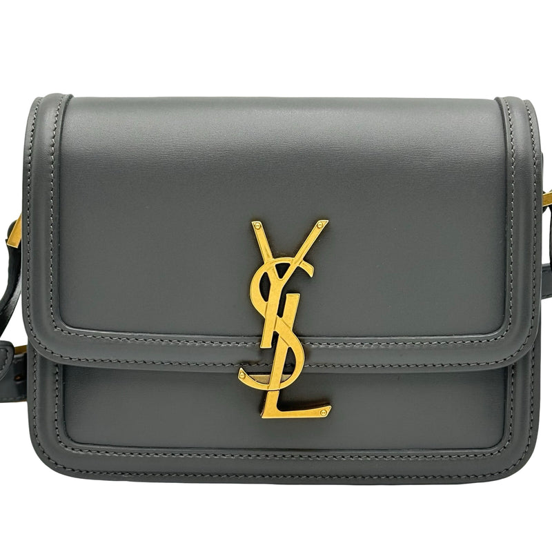 サンローラン SAINT LAURENT ソルフェリーノ 634306 グレー レザー