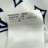 ルイ・ヴィトン LOUIS VUITTON モノグラム総柄エスカルプリント半袖Tシャツ FJTS01 ホワイト コットン レディース 半袖Ｔシャツ