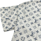 ルイ・ヴィトン LOUIS VUITTON モノグラム総柄エスカルプリント半袖Tシャツ FJTS01 ホワイト コットン レディース 半袖Ｔシャツ