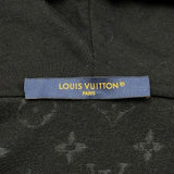 ルイ・ヴィトン LOUIS VUITTON モノグラムテリーコットンジップアップパーカー HPY41W ブラック コットン メンズ パーカー