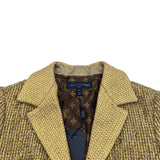 ルイ・ヴィトン LOUIS VUITTON 裏地モノグラム ゴールドツイードジャケット FRVE13 ゴールド ツイード レディース その他アウター