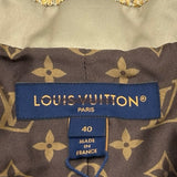 ルイ・ヴィトン LOUIS VUITTON 裏地モノグラム ゴールドツイードジャケット FRVE13 ゴールド ツイード レディース その他アウター