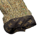 ルイ・ヴィトン LOUIS VUITTON 裏地モノグラム ゴールドツイードジャケット FRVE13 ゴールド ツイード レディース その他アウター