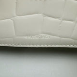 バレンシアガ BALENCIAGA ネオクラシックシティ ナノ 638527 ホワイト クロコ型押し レディース ショルダーバッグ