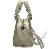 バレンシアガ BALENCIAGA ネオクラシックシティ ナノ 638527 ホワイト クロコ型押し レディース ショルダーバッグ