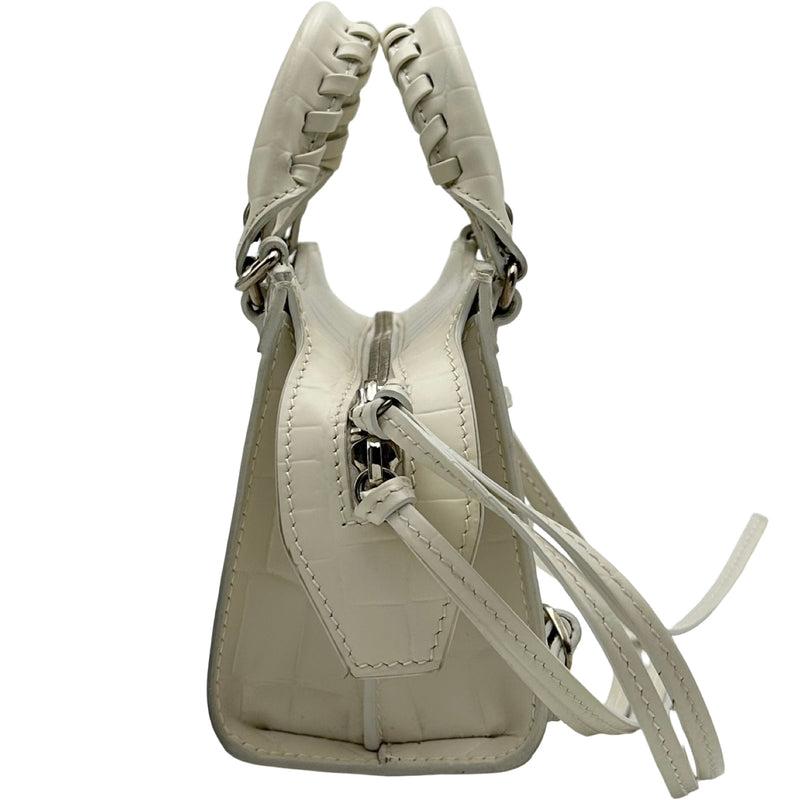 バレンシアガ BALENCIAGA ネオクラシックシティ ナノ 638527 ホワイト