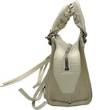 バレンシアガ BALENCIAGA ネオクラシックシティ ナノ 638527 ホワイト クロコ型押し レディース ショルダーバッグ