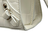 バレンシアガ BALENCIAGA ネオクラシックシティ ナノ 638527 ホワイト クロコ型押し レディース ショルダーバッグ