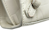バレンシアガ BALENCIAGA ネオクラシックシティ ナノ 638527 ホワイト クロコ型押し レディース ショルダーバッグ