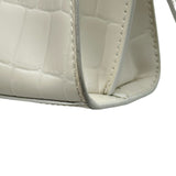 バレンシアガ BALENCIAGA ネオクラシックシティ ナノ 638527 ホワイト クロコ型押し レディース ショルダーバッグ