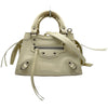 バレンシアガ BALENCIAGA ネオ クラシック ミニ 698067 ホワイト クロノ型押し レディース ショルダーバッグ