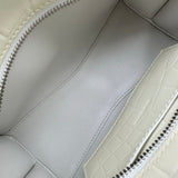 バレンシアガ BALENCIAGA ネオ クラシック ミニ 698067 ホワイト クロノ型押し レディース ショルダーバッグ