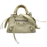 バレンシアガ BALENCIAGA ネオ クラシック ミニ 698067 ホワイト クロノ型押し レディース ショルダーバッグ