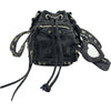 バレンシアガ BALENCIAGA ルカゴールXS バケット 702431 ブラック デニム レディース ショルダーバッグ