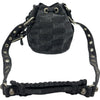 バレンシアガ BALENCIAGA ルカゴールXS バケット 702431 ブラック デニム レディース ショルダーバッグ