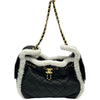 シャネル CHANEL CHANEL25 スモールハンドバッグ AS5293 ブラック ゴールド金具 カーフレザー レディース ハンドバッグ