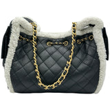 シャネル CHANEL CHANEL25 スモールハンドバッグ AS5293 ブラック ゴールド金具 カーフレザー レディース ハンドバッグ