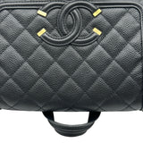 シャネル CHANEL マトラッセココマークリュック A57090 ブラック ゴールド金具 キャビアスキン レディース リュック・デイパック