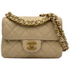 シャネル CHANEL マトラッセ チェーンショルダー AS5239 ベージュ ゴールド金具 キャビスキン レディース ショルダーバッグ