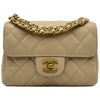 シャネル CHANEL マトラッセ チェーンショルダー AS5239 ベージュ ゴールド金具 キャビスキン レディース ショルダーバッグ