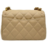 シャネル CHANEL マトラッセ チェーンショルダー AS5239 ベージュ ゴールド金具 キャビスキン レディース ショルダーバッグ