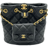 シャネル CHANEL マトラッセミニバックパック AS3947 ブラック ゴールド金具 ラムスキン レディース リュック・デイパック