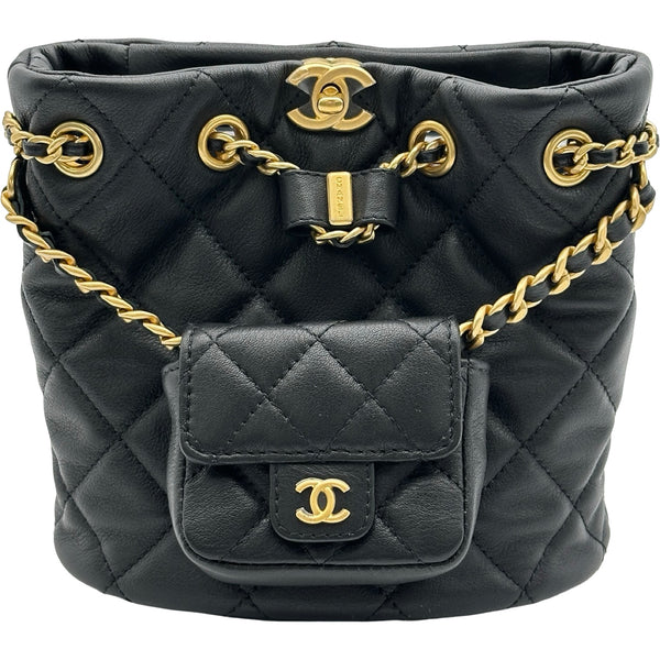 シャネル CHANEL マトラッセミニバックパック AS3947 ブラック